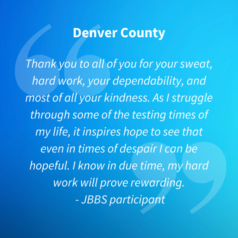 Denver County Testimonial